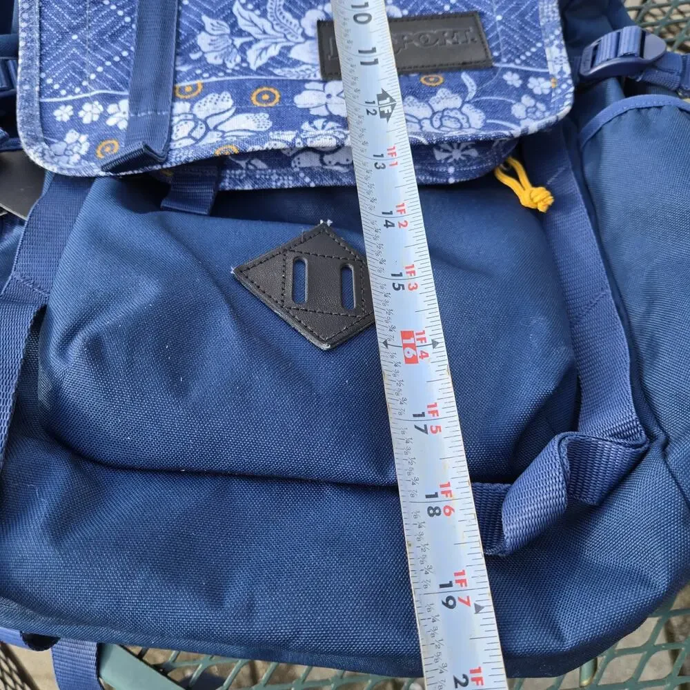Jansport‎ Hatchet backpack Floral Navy Blue